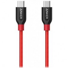 Дата кабель USB Type-C to Type-C 0.9m Powerline+ V3 Red Anker (A8187H91) Дата кабель USB Type-C to Type-C 0.9m Powerline+ V3 Red Anker (A8187H91)