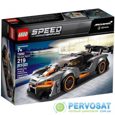 Конструктор LEGO Speed Champions Автомобиль McLaren Senna 219 деталей (75892)
