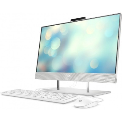 Персональний комп'ютер-моноблок HP All-in-One 27FHD IPS AG/AMD Ryzen7 4700U/16/512F/int/kbm/DOS/Silver