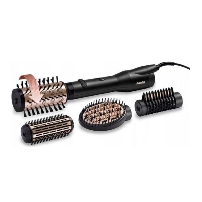 Фен-щітка Babyliss AS970E, 650 Вт, 4 насадки, чорний