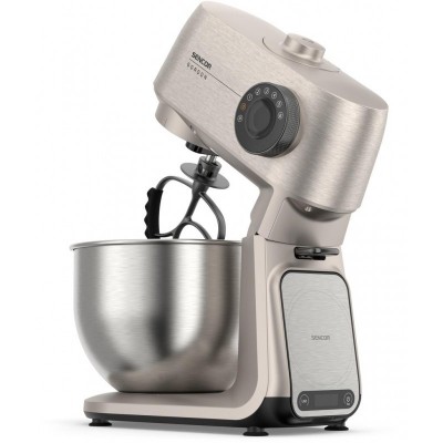 Кухонна машина Sencor Gordon, 1500Вт, чаша-метал, корпус-метал, насадок-20, метал