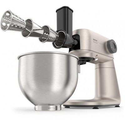 Кухонна машина Sencor Gordon, 1500Вт, чаша-метал, корпус-метал, насадок-20, метал