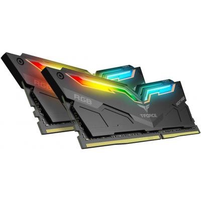 Модуль памяти для компьютера DDR4 32GB (2x16GB) 3200 MHz T-Force Night Hawk RGB Black Team (TF1D432G3200HC16CDC01)