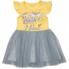 Плаття Breeze з котиками (14368-104G-yellow) Плаття Breeze з котиками (14368-104G-yellow)