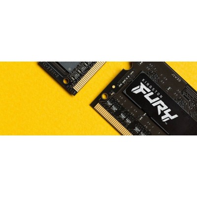 Пам'ять до ноутбука Kingston DDR3 1866 16GB KIT (8GBx2) SO-DIMM 1.35V/1.5V FURY Impact