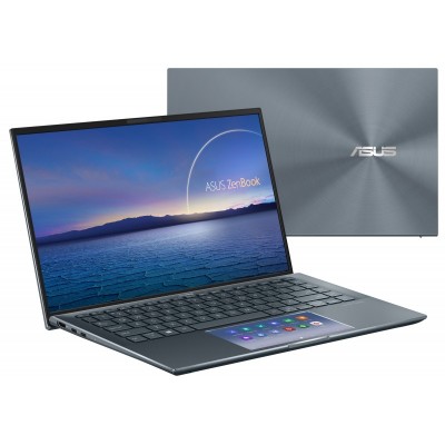 Ноутбук ASUS Zenbook 14 UX435EG-KK512R 14FHD IPS/Intel i7-1165G7/16/1024F/NVD450-2/W10P/Grey