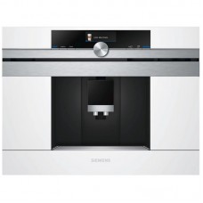 Кавомашина Siemens вбудована, 2.4л, зерно+мелена, автомат.капуч, LED-дисплей, авторецептів -30, білий