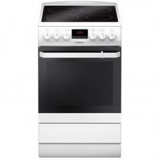 Плита Hansa електрична склокерамічна , 50х60см, 62л, дисплей, білий