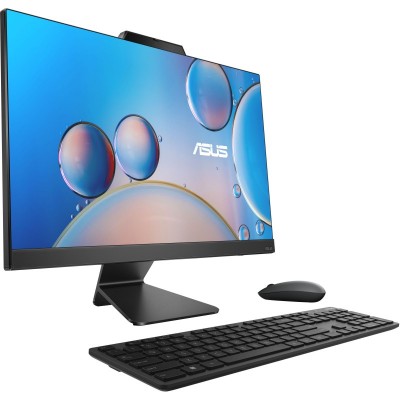Комп'ютер персональний моноблок ASUS M3402WFAK-BPC0340 23.8" FHD AG, AMD R5-7520U, 16GB, F512GB, UMA, WiFi, кл+м, без ОС, чорний