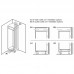 Холодильник Bosch вбуд. з нижн. мороз., 177x55x55, xолод.відд.-211л, мороз.відд.-60л, 2дв., А++, ST, білий