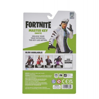 Колекційна фігурка Fortnite Solo Mode Master Key - White, 10см