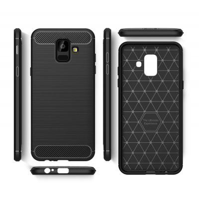 Чехол для моб. телефона Laudtec для Samsung A6 2018/A600 Carbon Fiber (Black) (LT-A600F)