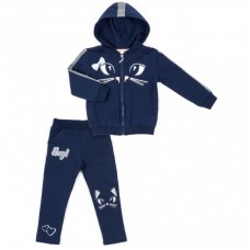 Спортивний костюм Breeze з котиком (11950-98G-blue) Спортивний костюм Breeze з котиком (11950-98G-blue)