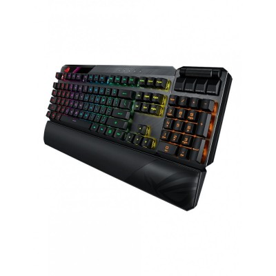 Клавіатура ігрова Asus ROG CLAYMORE II Red Switch WL/BT/USB RU RGB, Black