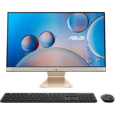 Персональний комп'ютер моноблок ASUS M3400WYAK-BA027M 23.8&quot; FHD AG, AMD R7-5825U, 8GB, F512GB, UMA, WiFi, кл+м, без ОС, золотистий