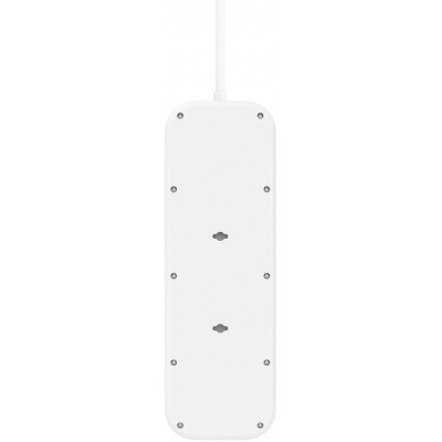 Подовжувач-фільтр мережевий Belkin 8хТип F, 3x1.5мм кв, 16А, USB-C/USB-C 30Вт, з захистом від перенапруги, 2м, білий