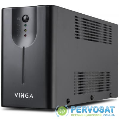 Источник бесперебойного питания Vinga LED 600VA metal case (VPE-600M)