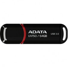 USB флеш накопичувач ADATA 64GB UV150 Black USB 3.0 (AUV150-64G-RBK) USB флеш накопичувач ADATA 64GB UV150 Black USB 3.0 (AUV150-64G-RBK)
