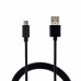 Дата кабель USB 2.0 AM to Micro 5P 2.5m black Grand-X (PM025B)