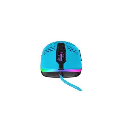 Миша Xtrfy M42, USB-A, RGB, Miami Blue