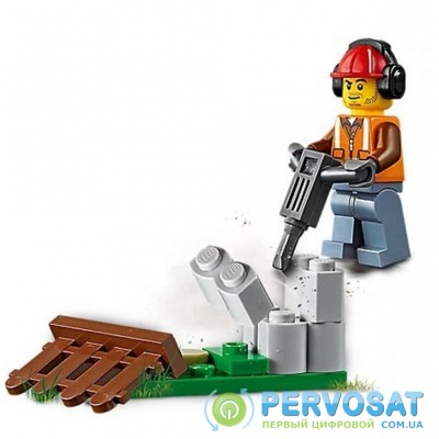 Конструктор LEGO City Строительный погрузчик 88 деталей (60219)