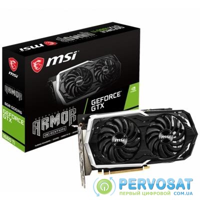 Видеокарта MSI GeForce GTX1660 6144Mb ARMOR OC (GTX 1660 ARMOR 6G OC)