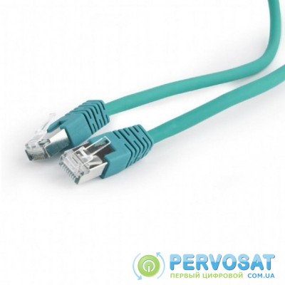 Патч-корд 5м S/FTP CU cat 6A Cablexpert (PP6A-LSZHCU-G-5M)