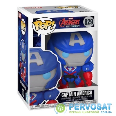 Фігурка Funko POP! Bobble Marvel Avengers Mech Strike Captain America (GW) (Exc) 55633