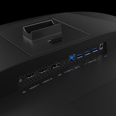 Монітор  GIGABYTE 31.5" M32UC 2xHDMI, DP, USB-C, 3xUSB, MM, VA, 3840x2160, 144Hz, 1ms, DCI-P3 93%, CURVED, AdaptiveSync, HDR400