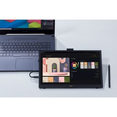 Монітор портативний Asus 15.6" ProArt PA169CDV HDMI, 2xUSB-C, MM, IPS, 3840x2160, 10ms, Touch, sRGB 100%, HDR400, Stylus