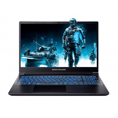 Ноутбук Dream Machines RG4050-15 15.6FHD IPS, Intel i5-14500HX, 32GB, F1TB, NVD4050-6, DOS, чорний