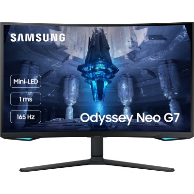 Монітор Samsung 32" Odyssey Neo G7 S32BG752 2xHDMI, DP, USB, BT, VA, 3840x2160, 165Hz, 1ms, CURVED