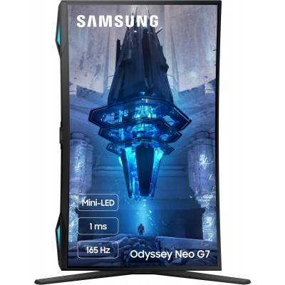 Монітор Samsung 32" Odyssey Neo G7 S32BG752 2xHDMI, DP, USB, BT, VA, 3840x2160, 165Hz, 1ms, CURVED