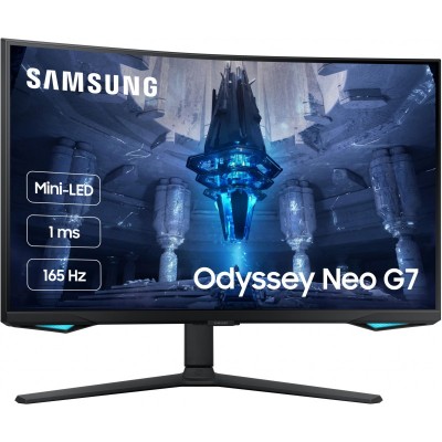 Монітор Samsung 32" Odyssey Neo G7 S32BG752 2xHDMI, DP, USB, BT, VA, 3840x2160, 165Hz, 1ms, CURVED