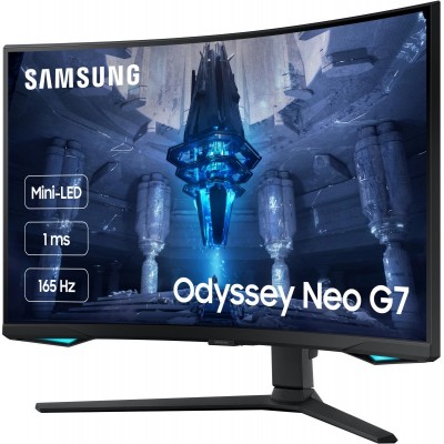 Монітор Samsung 32" Odyssey Neo G7 S32BG752 2xHDMI, DP, USB, BT, VA, 3840x2160, 165Hz, 1ms, CURVED