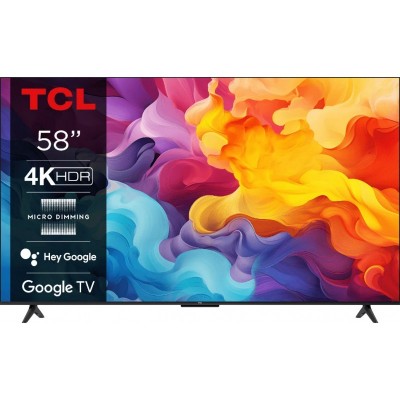 Телевізор 58" TCL LED 4K 60Hz Smart Google TV Titan