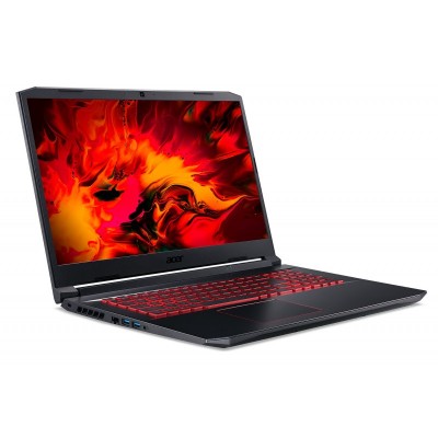 Ноутбук Acer Nitro 5 AN517-52 17.3FHD IPS 144Hz/Intel i5-10300H/16/512F/NVD3050-4/Lin/Black