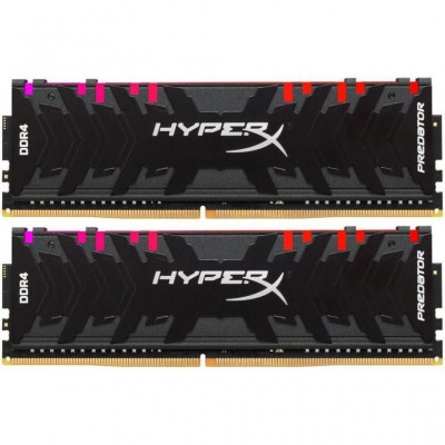 Модуль пам'яті для комп'ютера DDR4 16GB (2x8GB) 3600 MHz HyperX Predator RGB Kingston Fury (ex.HyperX) (HX436C17PB4AK2/16)