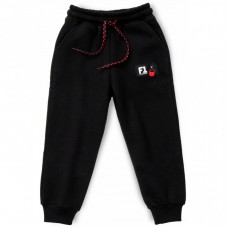 Штани дитячі Cloise спортивні на флісі (CL0153018-116B-black) Штани дитячі Cloise спортивні на флісі (CL0153018-116B-black)