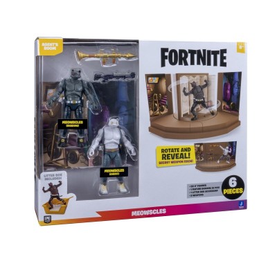 Колекційна фігурка Jazwares Fortnite 2 Figure Pack Agent's Room Meowcles