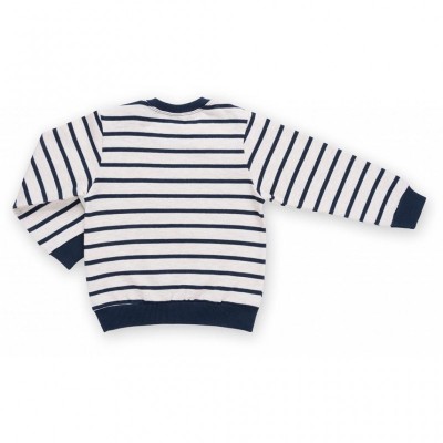 Набір дитячого одягу Breeze зі смугастою кофтою "323" (8849-104B-blue)