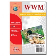 Папір WWM 10x15 (G225.F20/ G225.F20/С) Папір WWM 10x15 (G225.F20/ G225.F20/С)