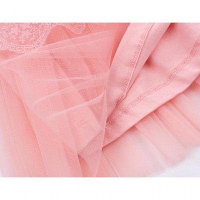 Плаття Breeze мереживне з оборками (9011-92G-peach)