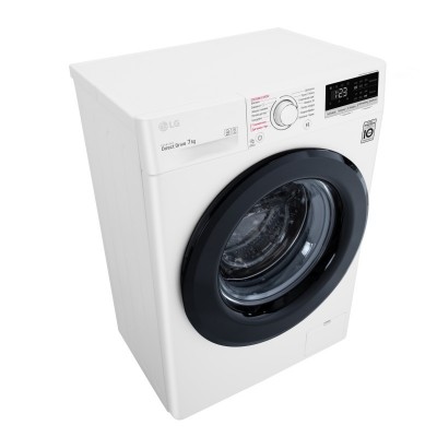 Пральна машина з фронт. завант. LG F2V3HS6W, 7кг, 1200, A+++, Пара, глибина 45см, Дисплей, Білий