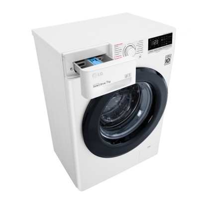 Пральна машина з фронт. завант. LG F2V3HS6W, 7кг, 1200, A+++, Пара, глибина 45см, Дисплей, Білий