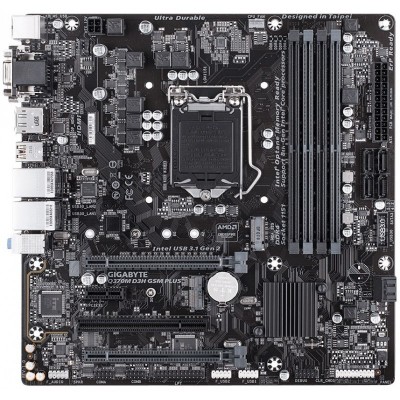 Материнська плата GIGABYTE Q370M_D3H_GSM_PLUS s1151 Q370 4DDR4 HDMI-DVI-DP-VGA M.2 USB3.1 vPro mATX