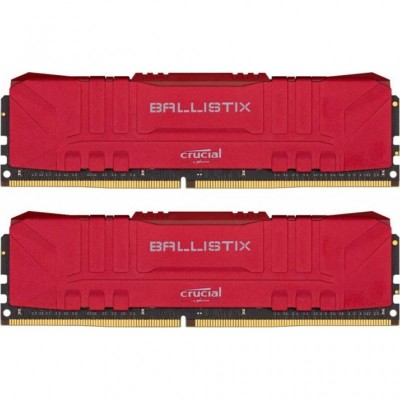Модуль пам'яті для комп'ютера DDR4 32GB (2x16GB) 3200 MHz Ballistix Red Micron (BL2K16G32C16U4R)