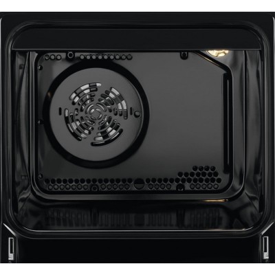 Плита Electrolux електрична склокерамічна, 57л, 50x60см, дисплей, конвекція, чорний матовий