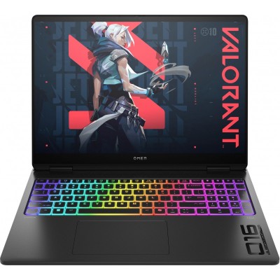Ноутбук HP OMEN MAX 16-ah0042ua 16" 2.5K OLED, Intel U9-275HX, 64GB, F2048GB, NVD5090-24, DOS, чорний
