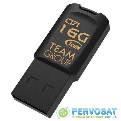 USB флеш накопитель Team 16GB C171 Black USB 2.0 (TC17116GB01)